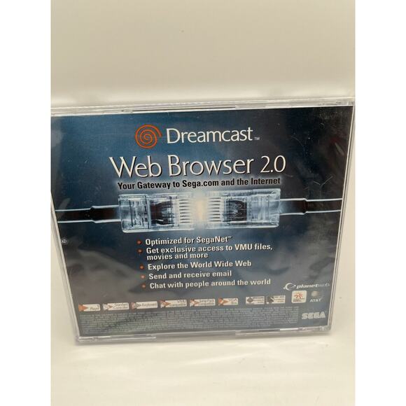 SEGA Dreamcast Web Browser 2.0 with SegaNet Brand New Factory Sealed Disc - Picture 3 of 6
